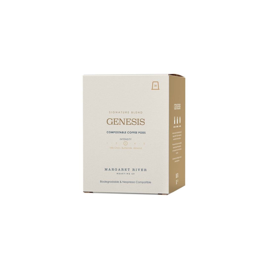 Genesis Coffee Pods - Compatibility Nespresso® - BIODEGRADABLE & COMPOSTABLE - Margaret River Roasting Co
