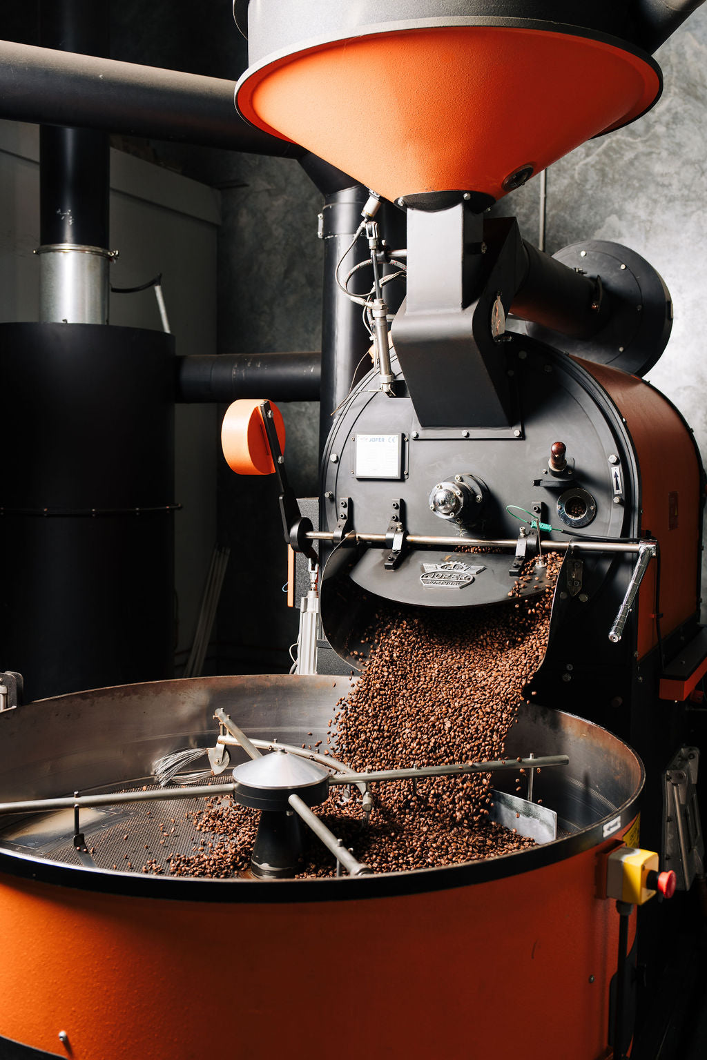 a coffee roastery machine